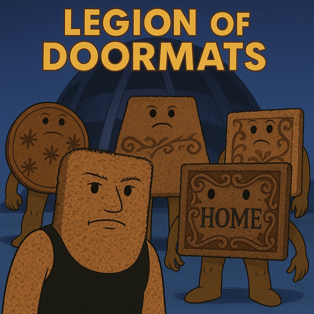 CGTrauma's tweet photo. #LEGIONOFDOORMATS https://t.co/TZg1wKBlGu