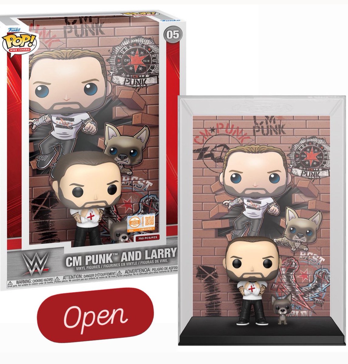 FunkoPOPsNews's tweet image. Now live! Drawings open for the new CM Punk w/ Larry Funko POP! Cover! This boy is limited to only 750 pieces .. exclusively at the link below .. 🐕 

   Linky ~ fnkpp.com/LMTD

#Ad #WWE #CMPunk #FunkoPOPNews #Funko #FunkoPOP