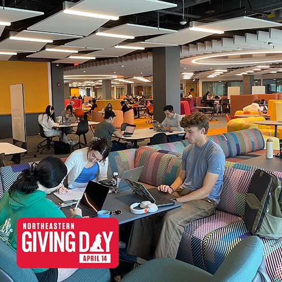 Northeastern University Library tweet media