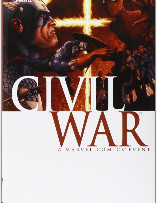 OklahomaLefty's tweet photo. This month's comics-based book discussion group at Speeding Bullet Comics is this Thursday, Apr. 16th at 6 PM. We will discuss Civil War by Mark Millar, Steve McNiven. 
More Info: https://t.co/xqZGQGYsrz https://t.co/DhkYpuNgHp