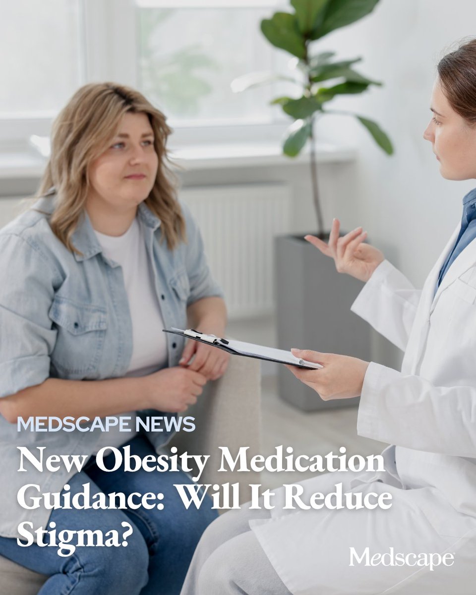 Medscape's tweet image. New clinical guidelines emphasize treating obesity as a chronic metabolic disease rather than a behavioral failing. By prioritizing pharmacological intervention alongside lifestyle changes, medical societies aim to shift the narrative and reduce the deep-seated weight bias that