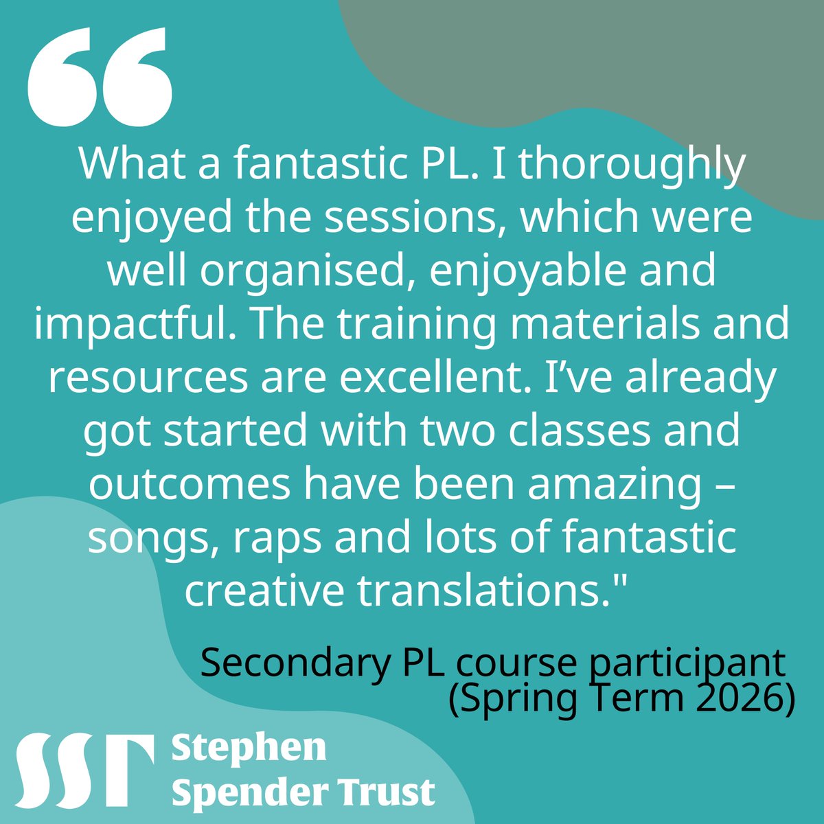 Stephen Spender Trust tweet media