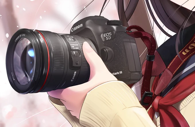 EOS R6をまだ描いたことがないので描きたいけど需要がない! 需要がないからカメラの機種判定できるほど描き込む人がいない。 機種名まで描いてるのは機種判定簡単ですが。