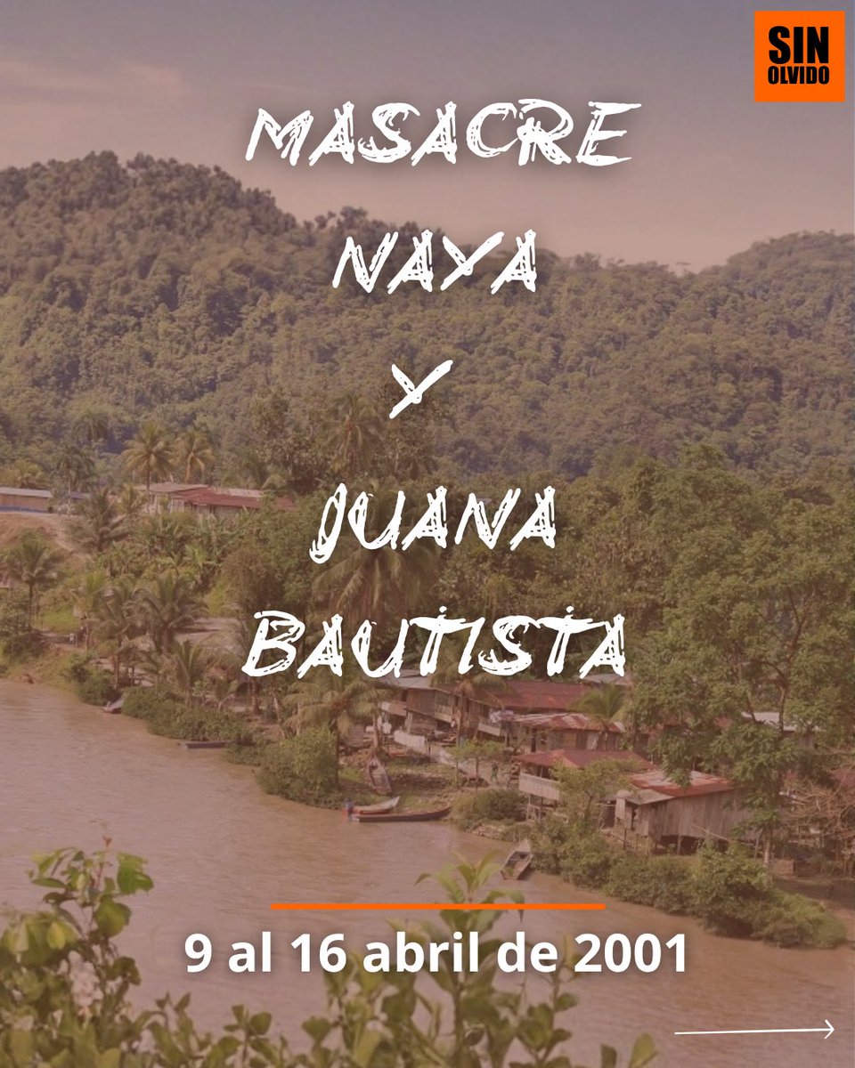 Justiciaypazcol's tweet photo. #SINOLVIDO | El Naya vive en nuestra memoria. 🧡✊🏽

Recordar es superar el dolor con la fuerza y resistencia de las comunidades.

Hacer memoria del Naya es un acto de dignidad para avanzar en la paz. https://t.co/xxZJXDVsSt
