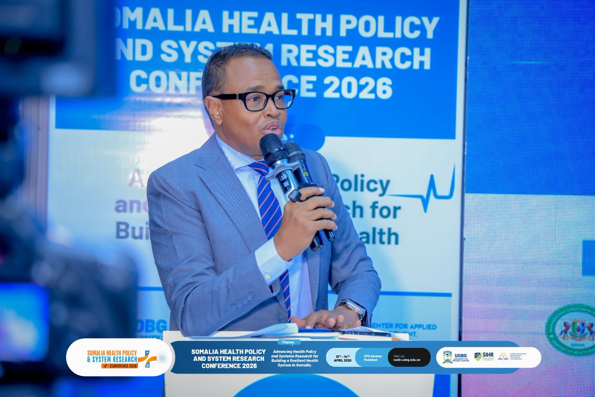 UOBGarowe's tweet photo. The Health Policy and Systems Research Conference of Somalia has been officially concluded, organized by the Development, Innovation and Research Center of Bosaso University – Garowe.

#SHPSTR2026 #UHC #SomaliaHealthPolicy #HealthSystemsResearch
#BiciidCenter #SomaliCulture https://t.co/zDgQUAcJm4
