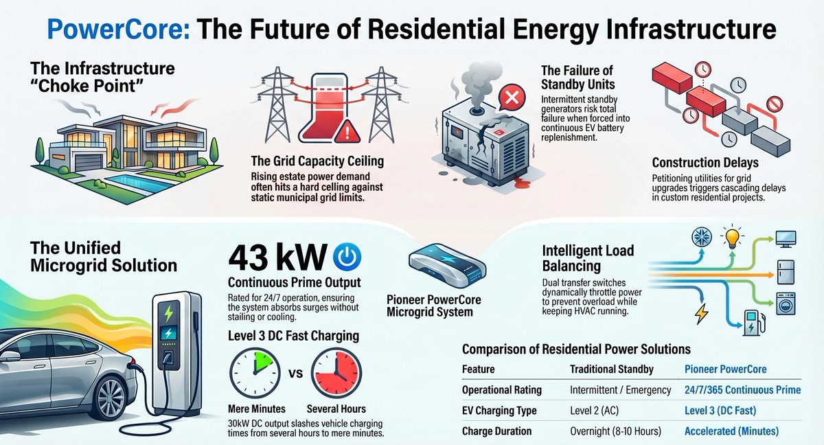 Collins_Sales's tweet photo. Residential power upgraded with PowerCore by Pioneer eMobility! Dual-fuel, smart, and fast charging. Now available at Collins Sales. Check it out👉 https://t.co/uBTzV8oMOF 

#ResidentialPower #HomeEnergy #PowerCore #Microgrid #SmartHomeEnergy #EnergyInfrastructure https://t.co/SFagTGK9N1