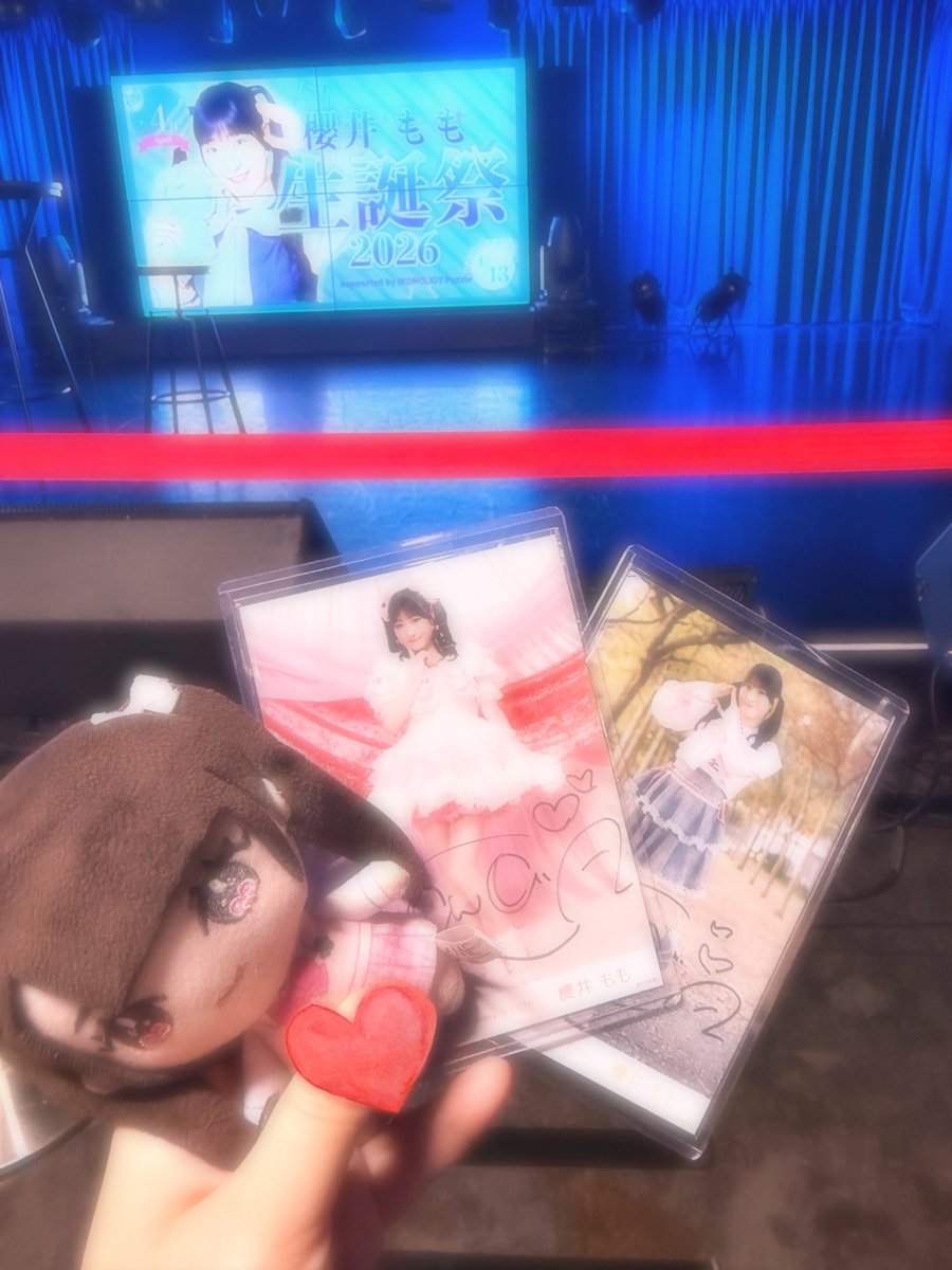 GAT__X252's tweet photo. 2026♡4♡14
ももきゅん生誕イベ最前で無事死亡しました
改めてはぴばきゅるんでした𐐃  ̫ 𐐃🍑♡
ももきゅんとももきゅん大好きな人たちの幸せ空間を今年も味わえて幸せはっぴーでした！！
#きゅんかわ https://t.co/OJp4YJtOkW