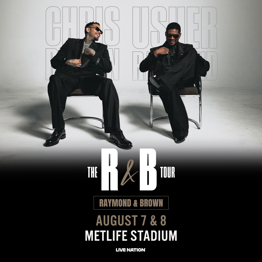 You knew it was coming… dates are here!! 
Chris Brown &amp; USHER are coming to MetLife Stadium on August 7 &amp; 8 for THE R&amp;B TOUR! 
Sign up now for the Artist Presale! RAYMONDANDBROWNTOUR.COM