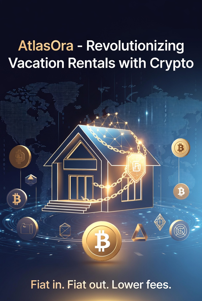 AsheeMore's tweet photo. Discover the future of vacation rentals with AtlasOra Crypto! Lower fees , instant payouts, and DeFi efficiency — all with simple fiat experience. No crypto knowledge needed.Join the revolution: https://atlasora.foundation@AtlasOraRentals #AtlasOra https://t.co/zlSihoRBTT