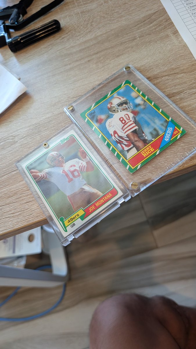 DanOrtegaRacing's tweet image. These!!
#GoNiners #49ersfaithful
#Joe and #Jerry
#rookiecard