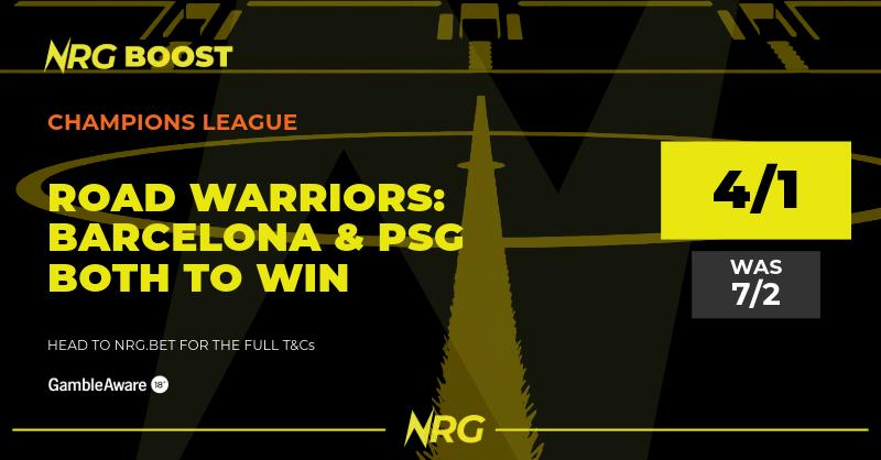 Screenshot of NRG Bet app interface on a mobile device