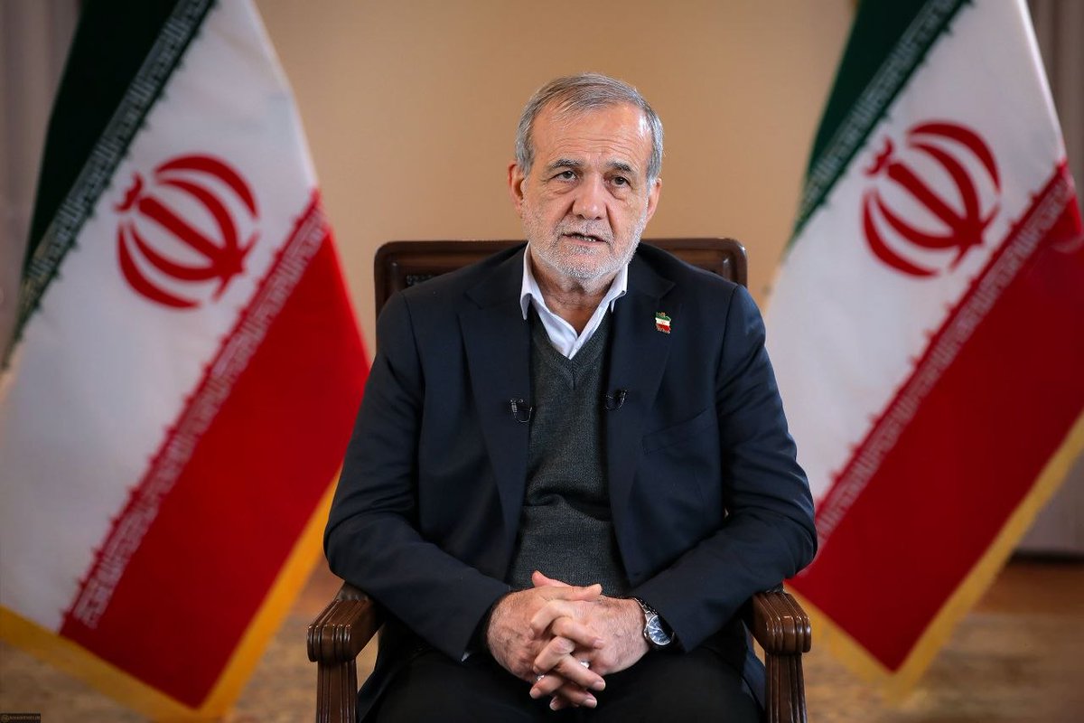 guauen's tweet photo. "The essence of civilizations reveals itself at critical historical junctures. The positions taken by Spain, China, Russia, Türkiye, Italy, and Egypt against the warmongering and crimes of the Zionist regime stem from their deep cultural and historical roots."
🇮🇷Pres M Pezeshkian https://t.co/9bLNnQ3Mvq