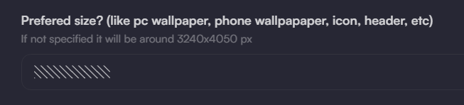 yuekirai's tweet image. VGEN USERS HELP i got a comm request but there's no info other than this... is this a scam or?? what shoul i do !!