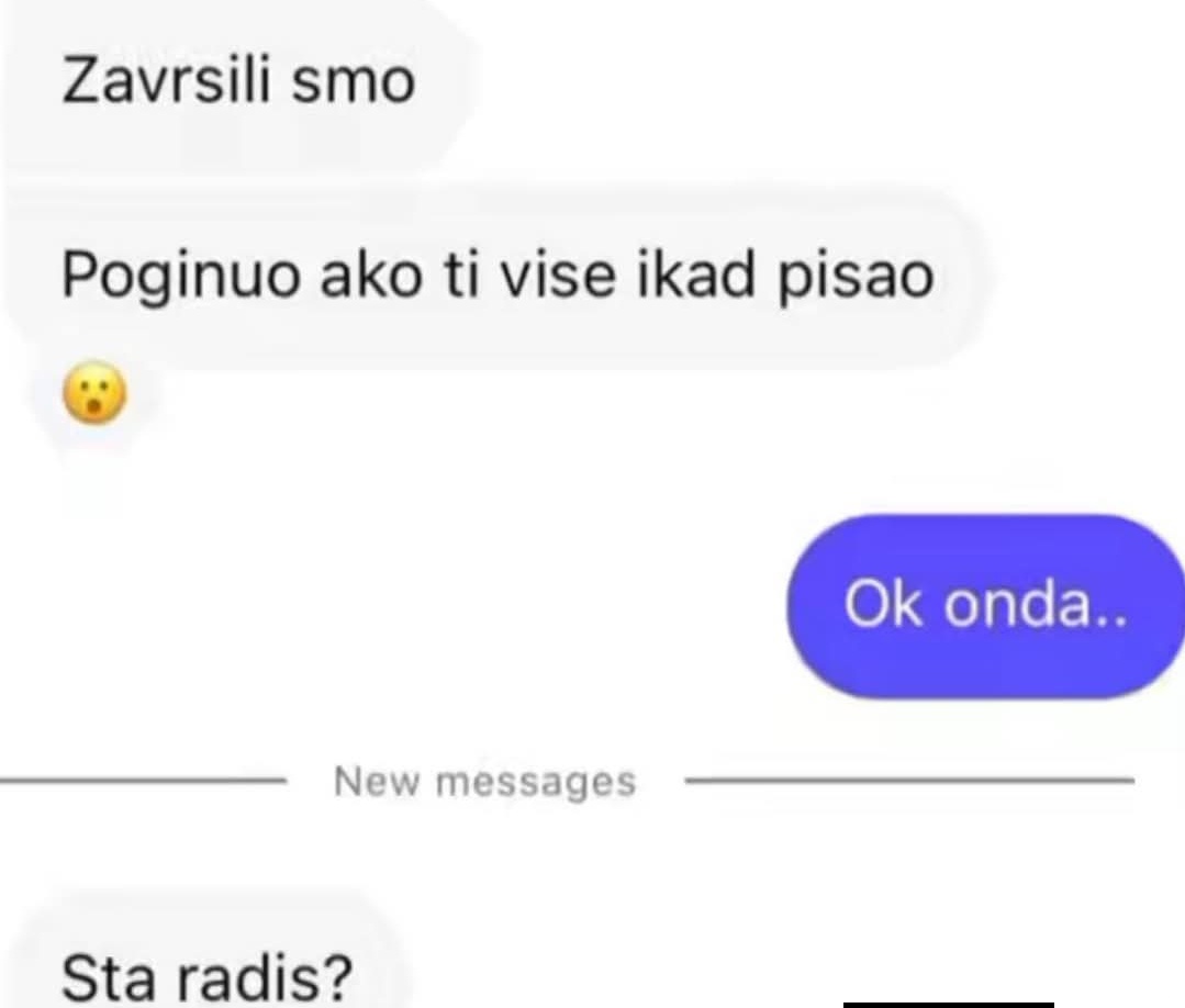 Ono kad si od reči 😁