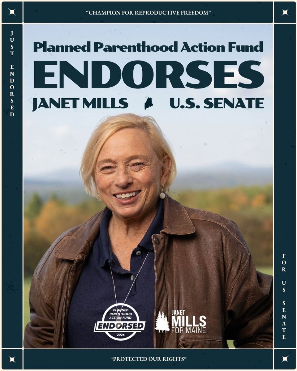 Janet Mills tweet media