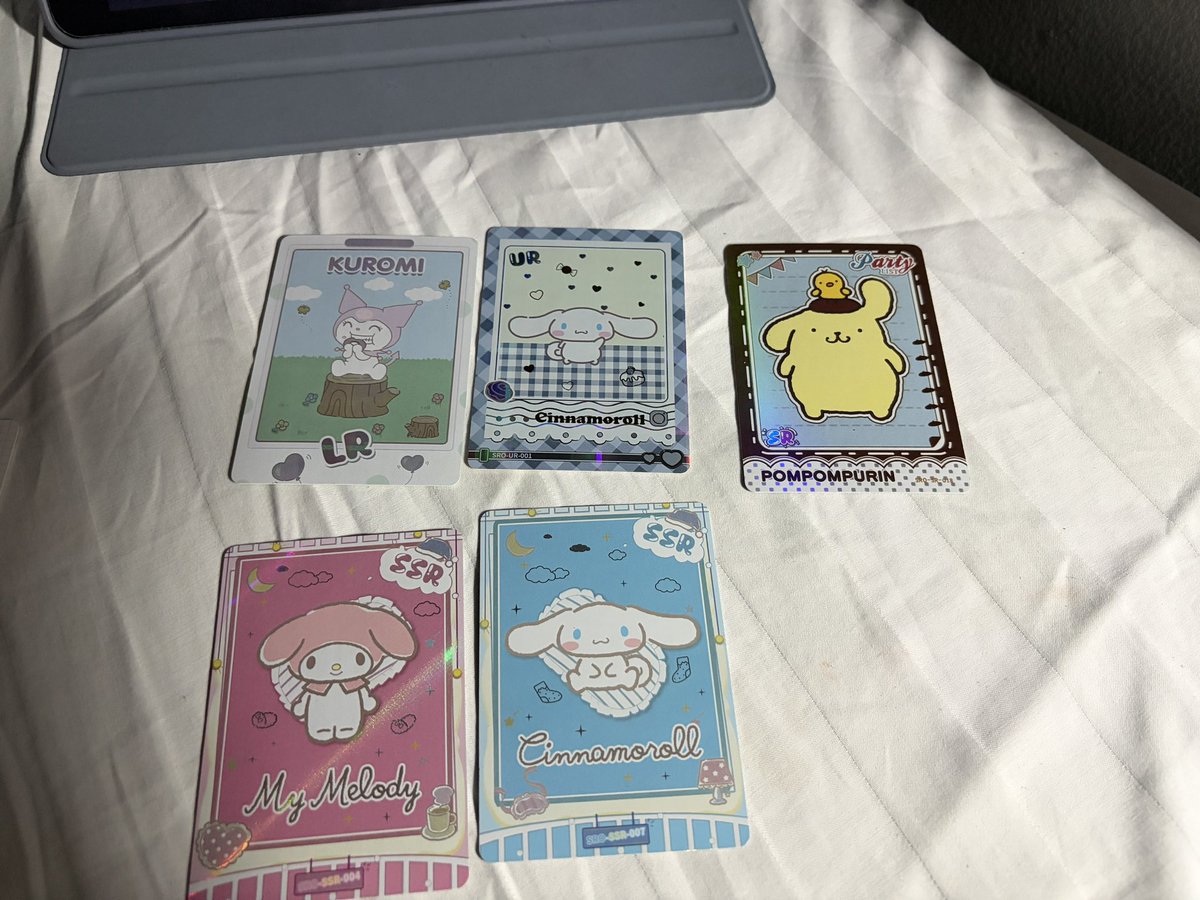 winebearr_'s tweet photo. 🌈 ขายการ์ดสะสม Sanrio / Disney ✨ สภาพสวย วิบวับทุกใบ!
💗 My Melody SSR
💙 Cinnamoroll SSR (SRO-SSR-007)
💙 Cinnamoroll UR 🌟
💜 Kuromi LR 🔥 (ตัวแรร์สุด)
❤️ Mickey Mouse ฟอยล์ ✨
ค่าส่ง 35 ราคาต่อรองตามสบายคับ ขายหมด
สภาพ: มือหนึ่ง แกะแล้วเก็บอย่างดี ไม่มีรอย #ตลาดนัดซานริโอ้ https://t.co/lrqyvoOQAX