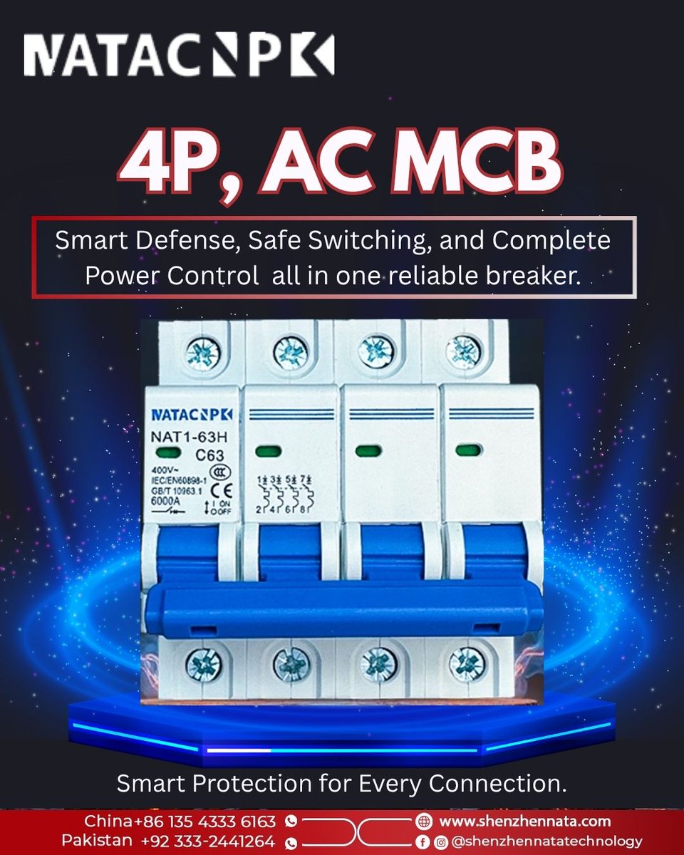 ShenzhenNata's tweet image. 𝐒𝐡𝐞𝐧𝐳𝐡𝐞𝐧 𝐍𝐚𝐭𝐚 𝐓𝐞𝐜𝐡𝐧𝐨𝐥𝐨𝐠𝐲 brings unstoppable power protection for homes, buildings, and industries.
🌐 Shenzhennata.com
.
.
#ShenzhenNataTechnology #SafeConnection #SmartControl #UnstoppablePower #PowerSafety #SmartTechnology