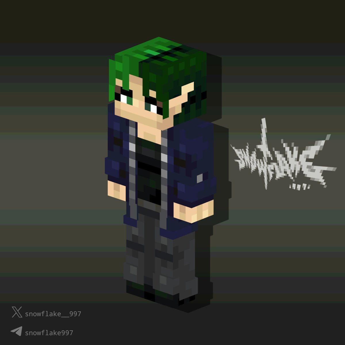 snowflake__997's tweet image. #Minecraft #Blockbench #texturing #painting #game #pixelart
