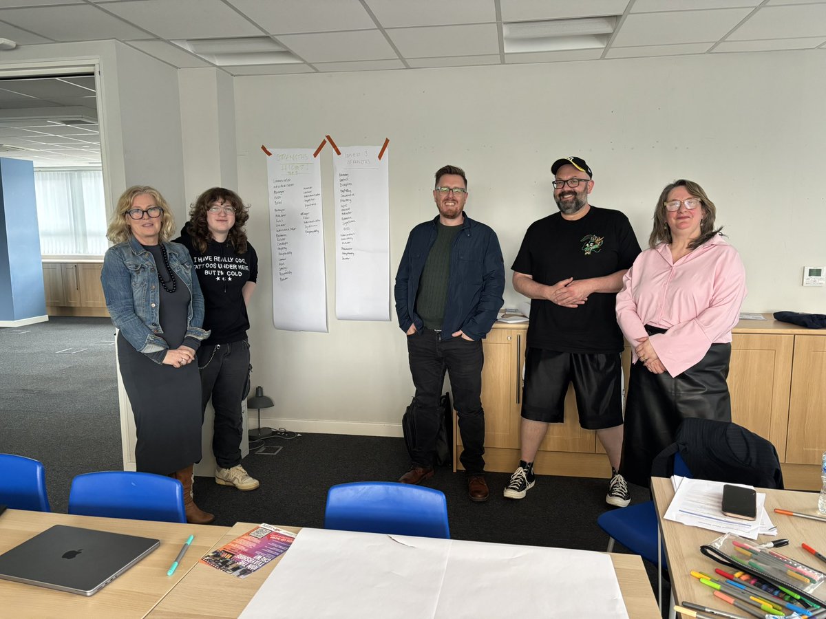AyrshireFilmCo's tweet image. Today we had a great team exercise led by AFC Director Alicia Clyde looking at our strengths using the Clifton Strengths Model 💪

A really insightful session as we look towards next steps for our organisation 👣

#SocialEnterprise #TeamBuilding