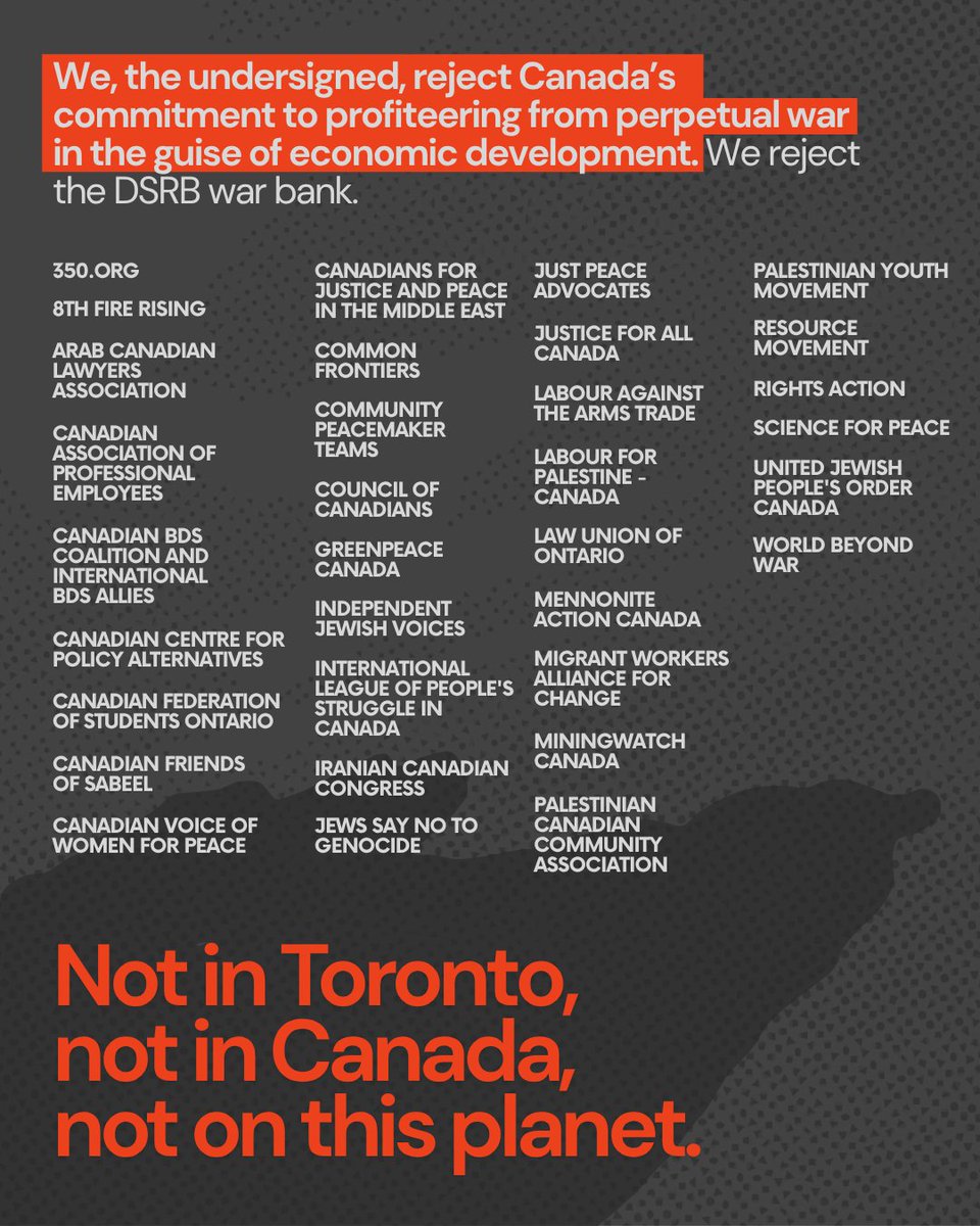 World BEYOND War Canada tweet media