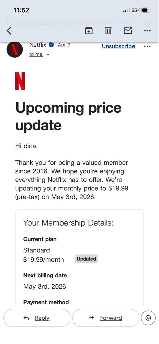 neyturi's tweet photo. @netflix JUST so we are clear….I really 🥰🥰🥰 love you BUT if you increase the price beyond 19.99; i will positively drop you!!! Enough…seriously! https://t.co/UHSfrtdU8Y