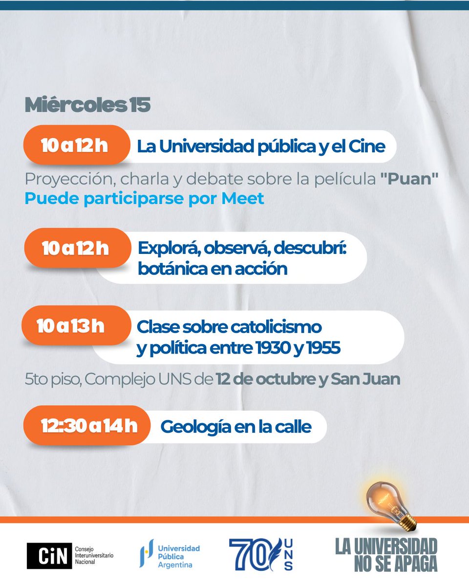 Universidad Nacional del Sur tweet media