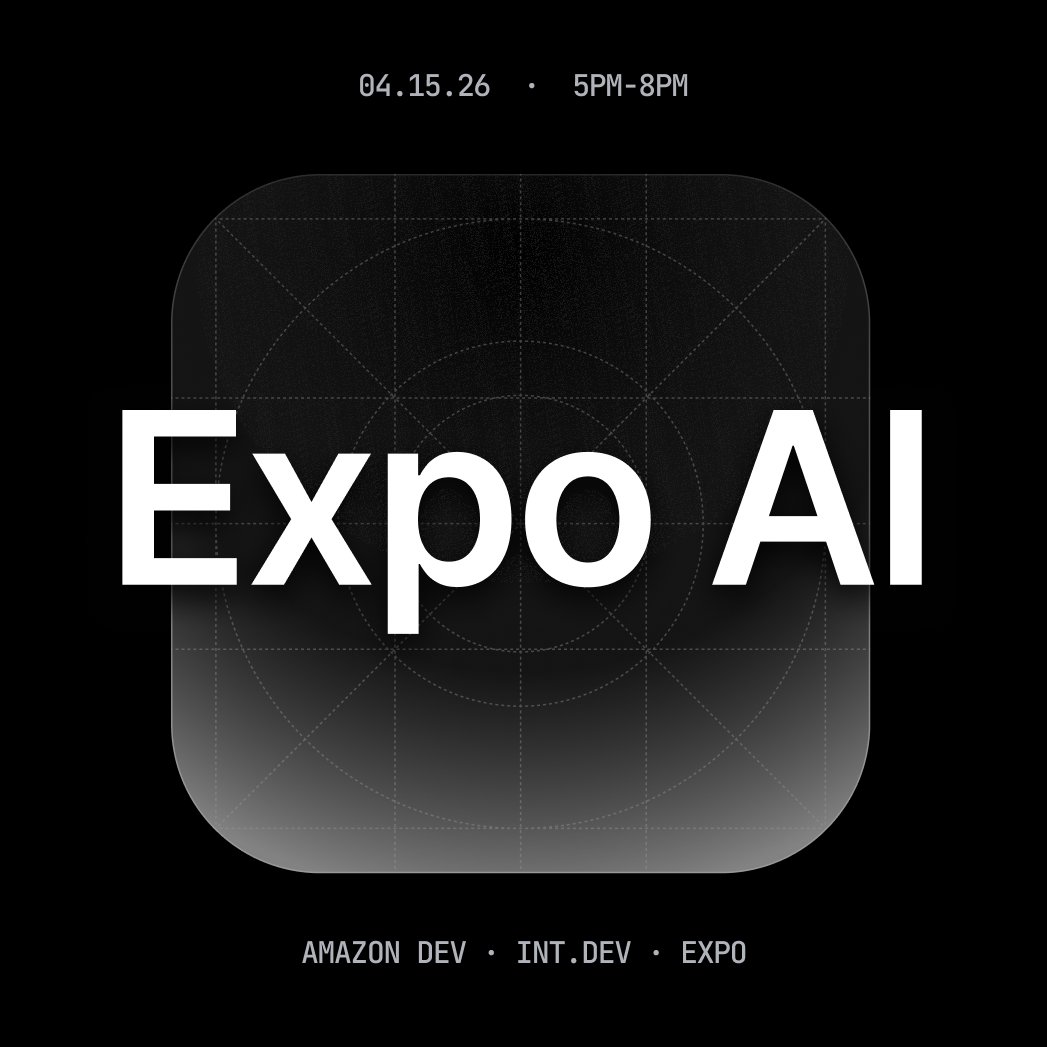 expo's tweet photo. 🍕🍻 Just added @darkosubotica to our speaker lineup for the Expo x AI event in Seattle this Wednesday. 

He's going to talk about MCP's and show some code. 

Looking forward to seeing all the skill pilled Seattle devs tomorrow: https://t.co/6iPzcaAnGo https://t.co/BOoU3enY8X