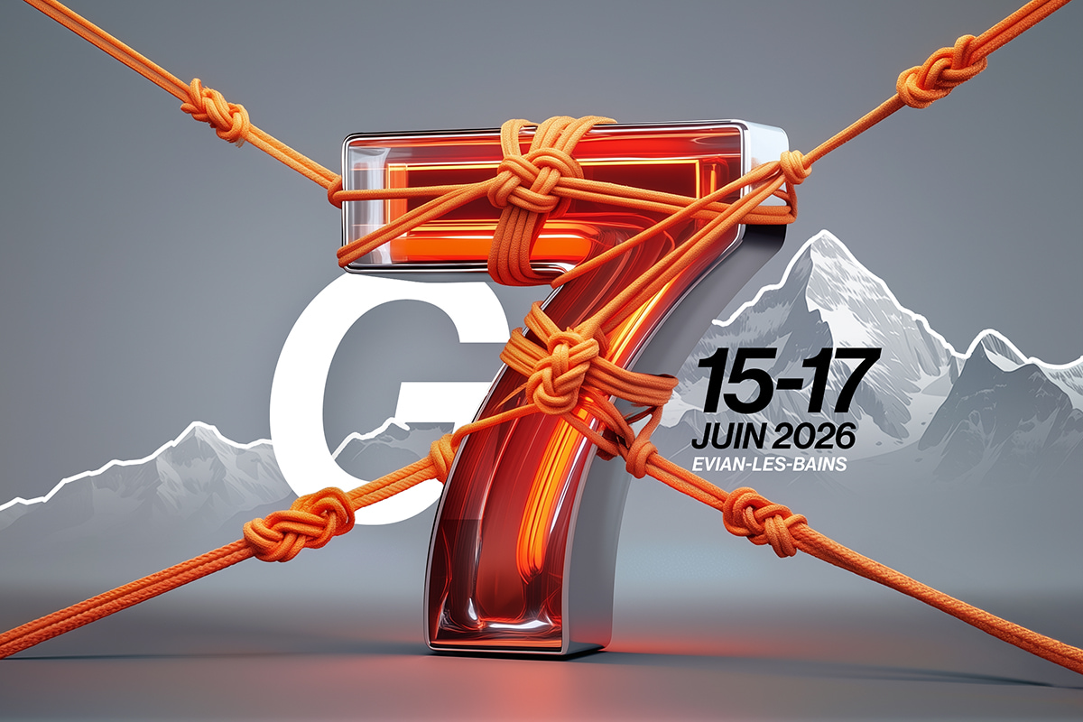 nextandafter's tweet photo. Le prochain G7 est prévu à Évian-les-Bains du 15 au 17 juin 2026. Qui tiendra qui? https://t.co/VPr9da4WBR