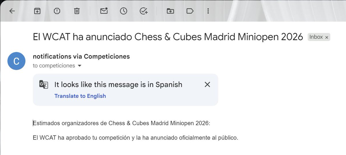 Chess &amp; Cubes Madrid Miniopen 2026 | World Cube Association