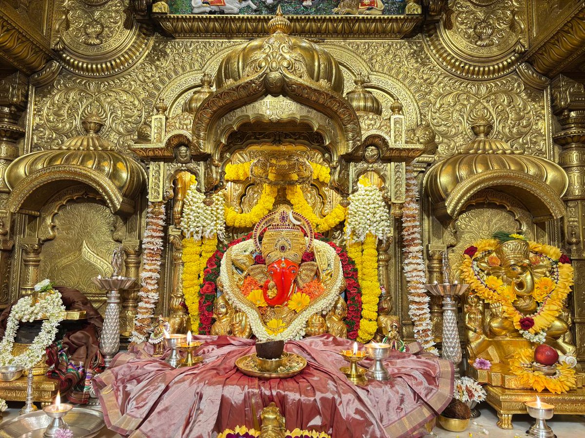 Shree Siddhivinayak Ganapati Temple Trust tweet media