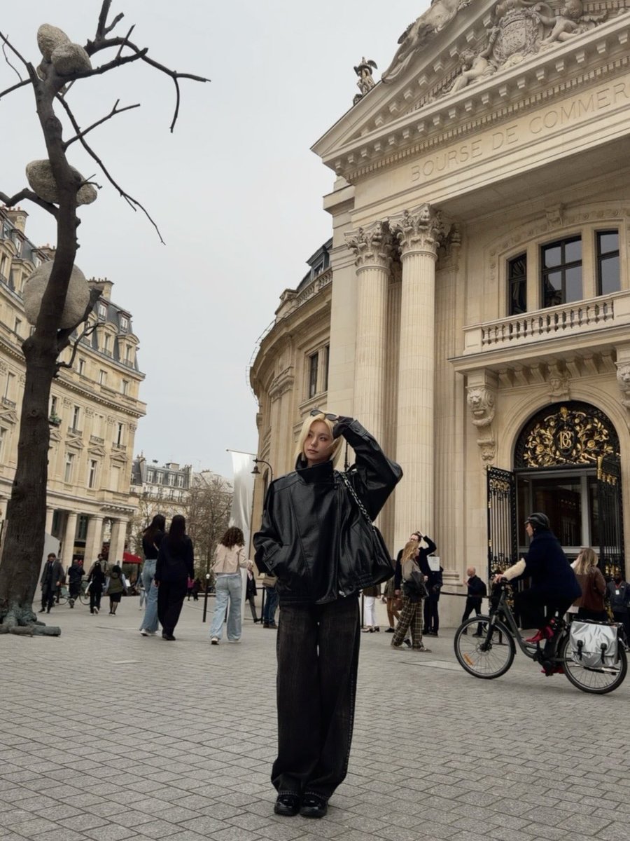 Paris and all black, was definitely in my elements.