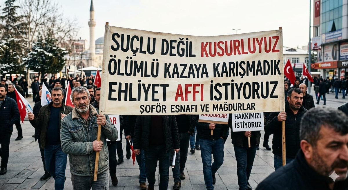 <a href="/rprefahpartisi/">Yeniden Refah Partisi</a> Deprem oldu, hayatlarımız zaten altüst oldu.
Bir de ehliyetimizin olmaması hayatı daha da zorlaştırdı.
Aileler için #EhliyetAffı istiyoruz.