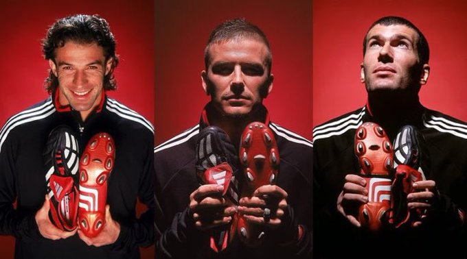 90sfootball's tweet photo. Alessandro Del Piero, David Beckham and Zinedine Zidane. https://t.co/JTAvzFQBh0