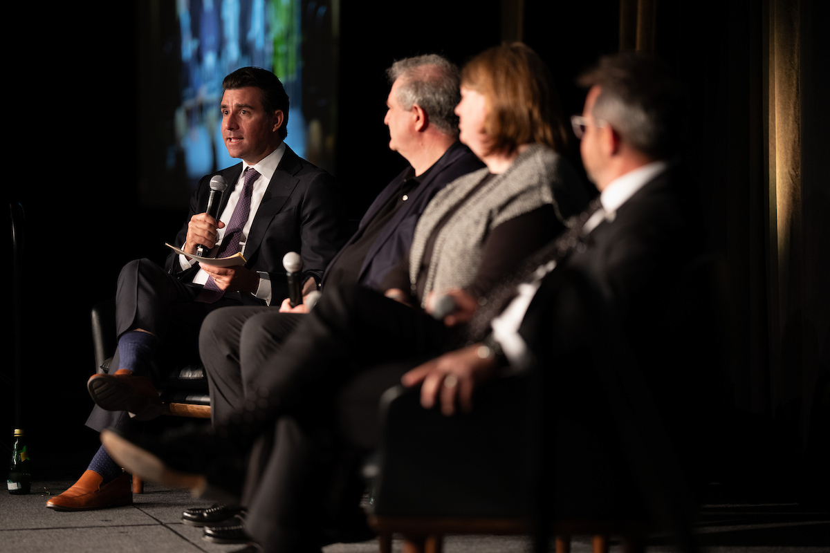 Vanderbilt_GR's tweet photo. The @VanderbiltU Quantum Forum brought leaders to Nashville for a day of conversation on where quantum stands today and where it’s headed.

Thanks to our speakers &amp; everyone who joined us.  Watch the full program: https://t.co/wEZDnQ8r4H 

#VanderbiltQuantumForum #WorldQuantumDay https://t.co/NPGxp4fawt