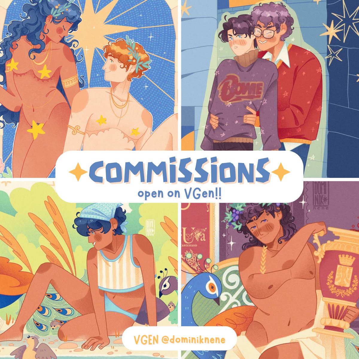 DominikNene_art's tweet image. Commission are open again!!✨✨
If you are interested in a commission you will find the link for my VGen in bio!
Feel free to contact me if you have any questions!❤️
#vgen #commission #illustration