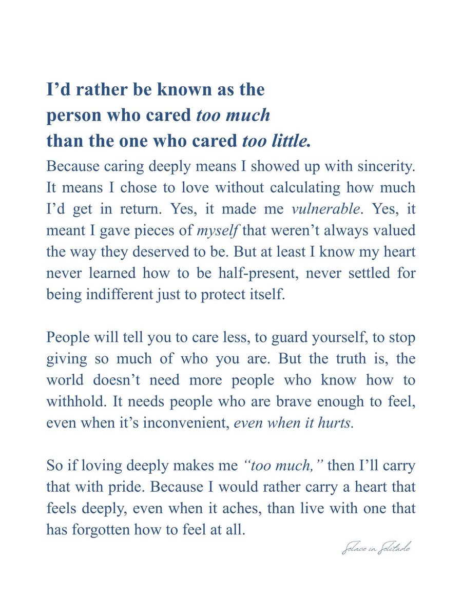 hrldvllz's tweet photo. I always care too much. https://t.co/QAaHOCVSyd