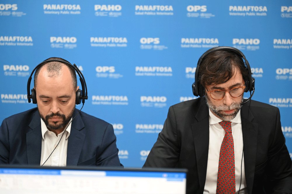 panaftosa_inf's tweet photo. El Seminario Internacional Pre-COSALFA 52 analiza la implementación de la vacunación de emergencia en fiebre aftosa como herramienta estratégica de respuesta ante eventuales brotes de la enfermedad.
https://t.co/vRooSOzSnb https://t.co/Nmr1ui6ZMP