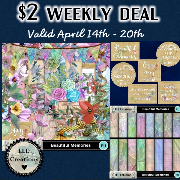 LLLCreations's tweet image. This week pick up 'Beautiful Memories' for only $2.  Come see it all here:  bit.ly/Beautmem

#scrapbooking #scrapbook #digitalscrapbooking #digiscrap #scrapkits #LLLCreations #2DollarTuesday #2DollarDeals