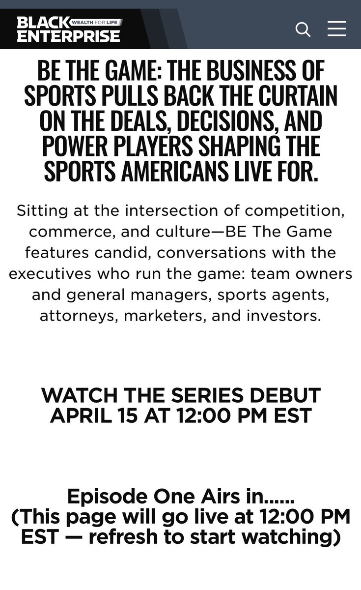 SidMich_'s tweet photo. NEW DIGITAL SHOW ALERT! @blackenterprise is dropping a new sports show &amp; your girl is 1/3 hosts! I saw the announcement backstage getting my makeup done &amp; wanted to share a sneak peek. From athletes, to agents, to team owners &amp; executives - First episode drops Thurs, stay tuned🎥 https://t.co/pXMWM85QW1