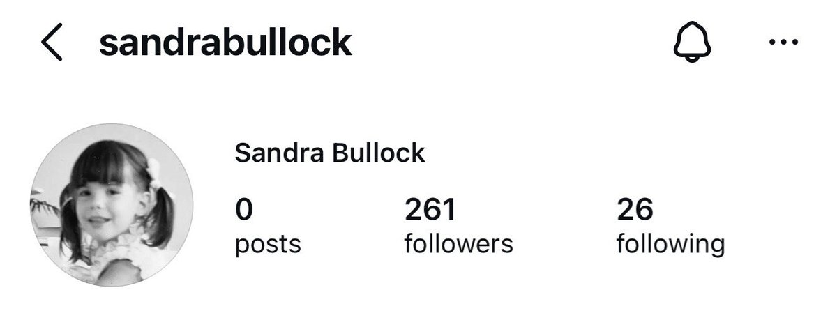 🚨 It’s official: Sandra Bullock is now on Instagram.