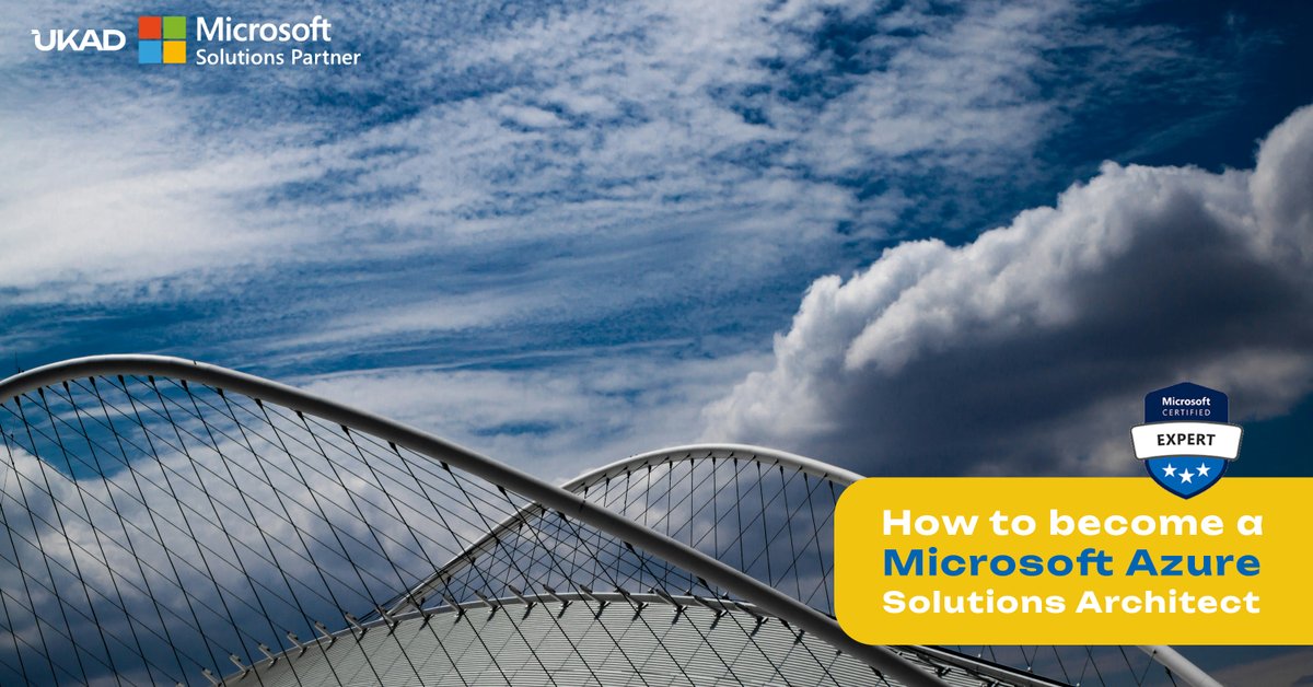 UKAD_Group's tweet photo. The new article is on the UKAD blog: https://t.co/qGB2C2IbWZ

#Microsoft #Azure #CertifiedArchitect #Certified https://t.co/DcSZmPwGgp