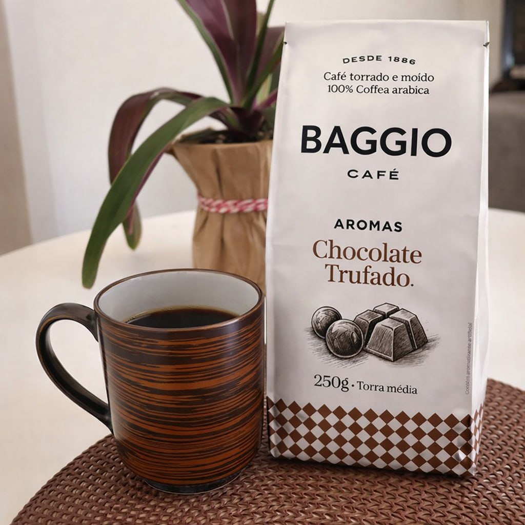 tudonapromo's tweet photo. ESSE É GOSTOSO DEMAIS

Baggio Café Torrado e Moído Aroma de Chocolate Trufado 250g

💵 R$32
🛒 https://t.co/RTB4X37l5O

*Selecione a opção "programe e poupe", cancele quando quiser https://t.co/s13ROOmeKM