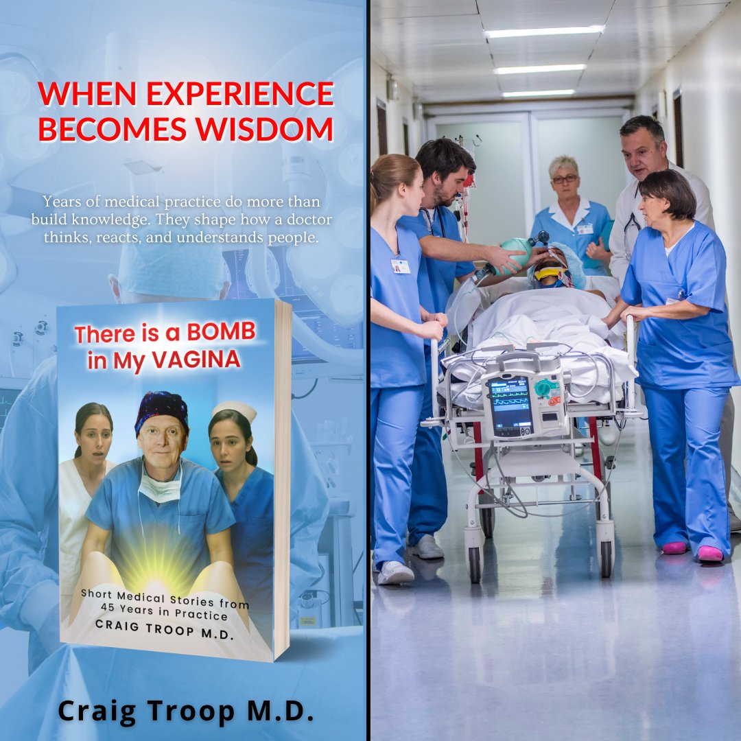 catroop's tweet photo. Years of medical practice do more than build knowledge. They shape how a doctor thinks, reacts, and understands people.
Read this book, available on Amazon: https://t.co/1cLK4B613u. https://t.co/Yn3M9SSqcS