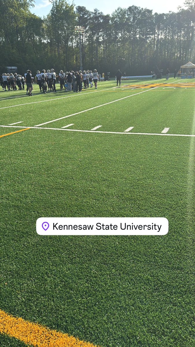 JacobEley1's tweet photo. Had a great time at practice last week at Kennesaw State thankful for the invite @CoachMack_KSU @coachHillEley @PeterChungFB @_CoachEllington @HallTechSports1 @FUMAPGFootball @ArrittFrank https://t.co/udGaK5JUXG
