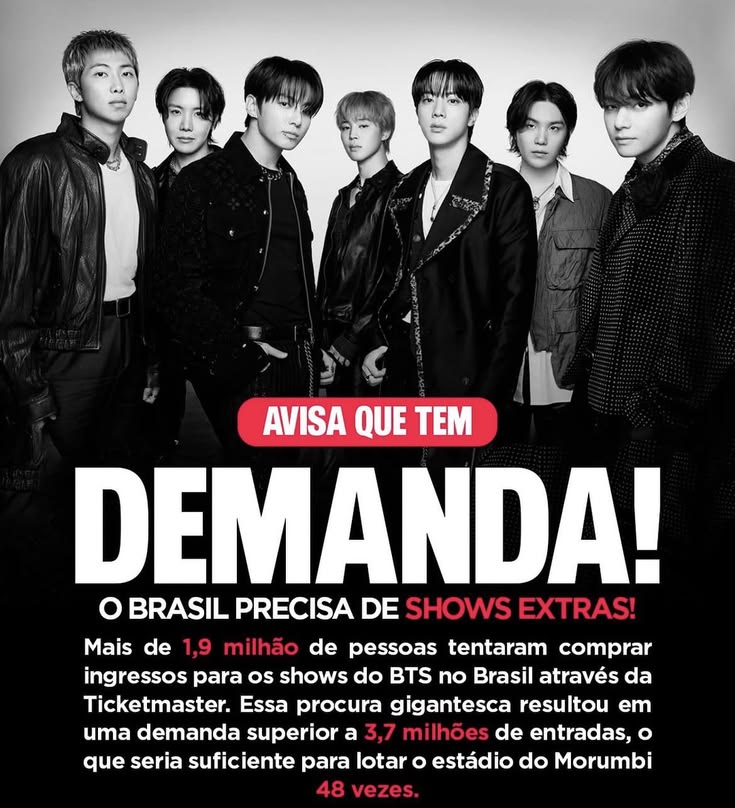 Blsatodocusto's tweet photo. @BotDeIngresso Não consegui nem entrar no site.
BRAZIL NEEDS EXTRA DATES
BRING BTS TO MORE BRAZIL CITIES
#BrazilNeedsMoreDates
#BTSBiggestDemandInBrazil
#BTSBrazil2026 #BTS_ARIRANG_WORLDTOUR_BRAZIL
@BIGHIT_MUSIC @HYBEOFFICIALtwt 
@LiveNationBR @TicketmasterBR https://t.co/9kTonUyw5I