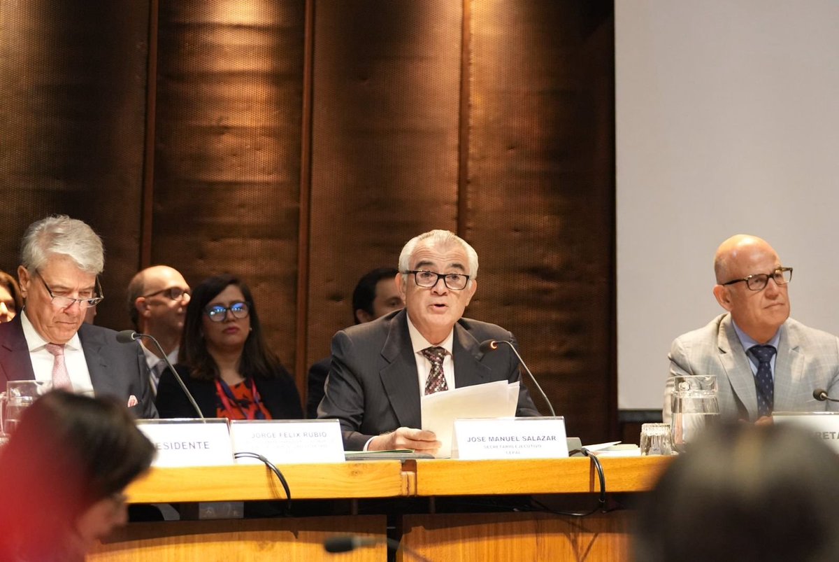 eclac_un's tweet image. Today we kick off the official programme of the #LACForum2030, articulated on 3⃣different levels of incidence: global, regional &amp;amp; national. We will address key issues such as financing for development, #climatechange, #socialdevelopment, water management &amp;amp; others: @JoseMSalazarX.