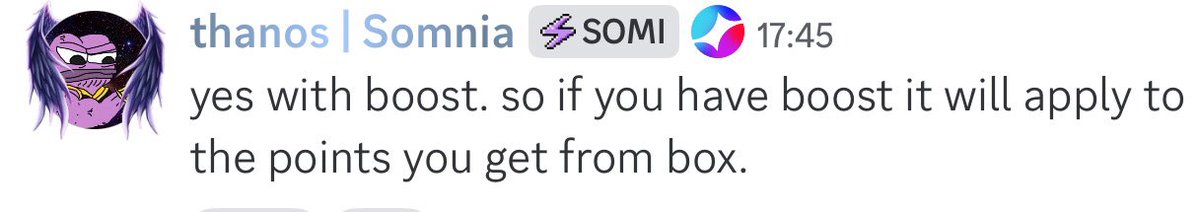 's tweet image. So apparently the multiplier will apply to those points as well.

Meaning you can open 10–20 boxes and earn what others worked for throughout the entire S5 campaign. And since there’s no limit on how many boxes can be opened, it basically makes questers irrelevant

@0xPaulThomas
