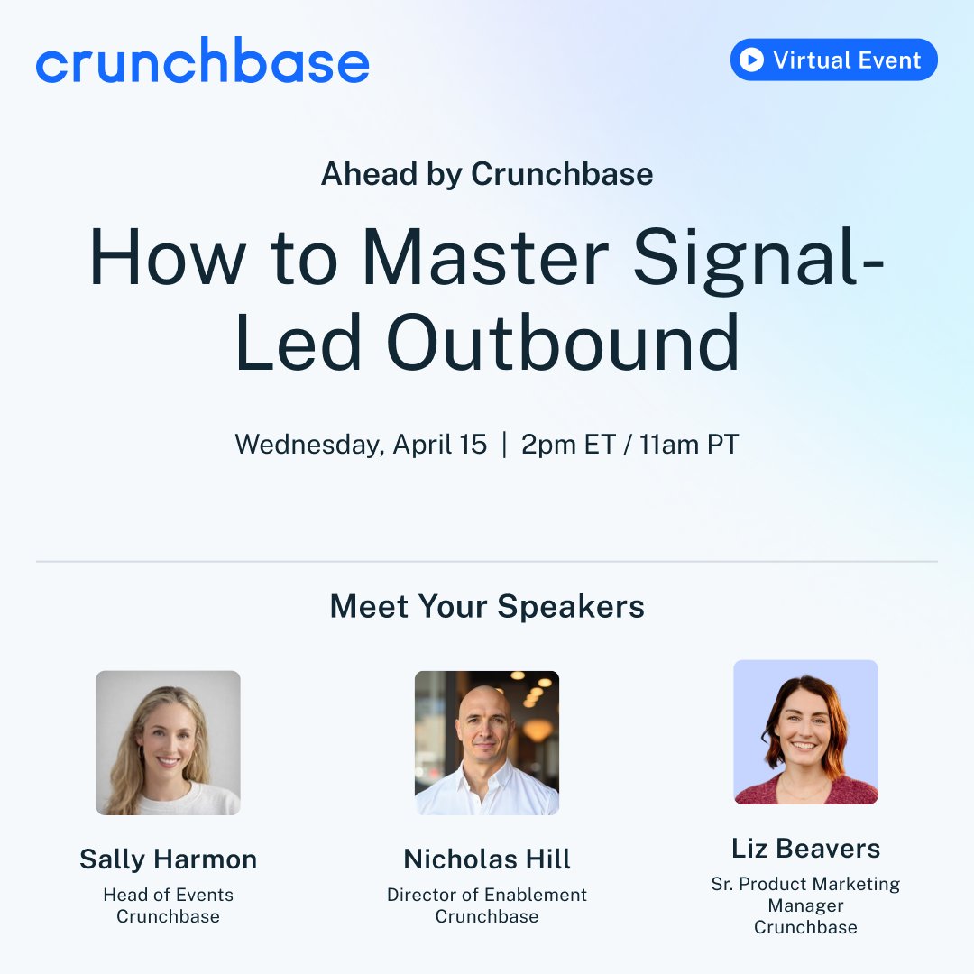 crunchbase tweet media