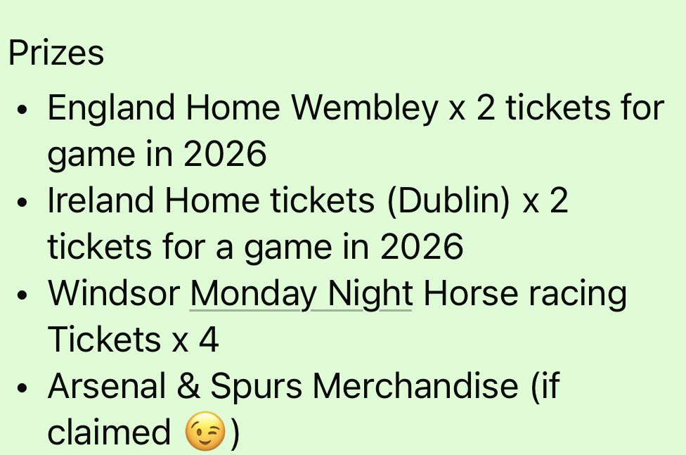 PrendyM's tweet photo. @ETFCOfficial Race Night on Friday 24th April for our @ETFC_Green 

We also have a raffle please see link here with some amazing prizes - £10 for 2 strips of tickets @FAIreland @EnglandFootball tickets 

https://t.co/rIkIcc3tEA https://t.co/xawWDeIQpN