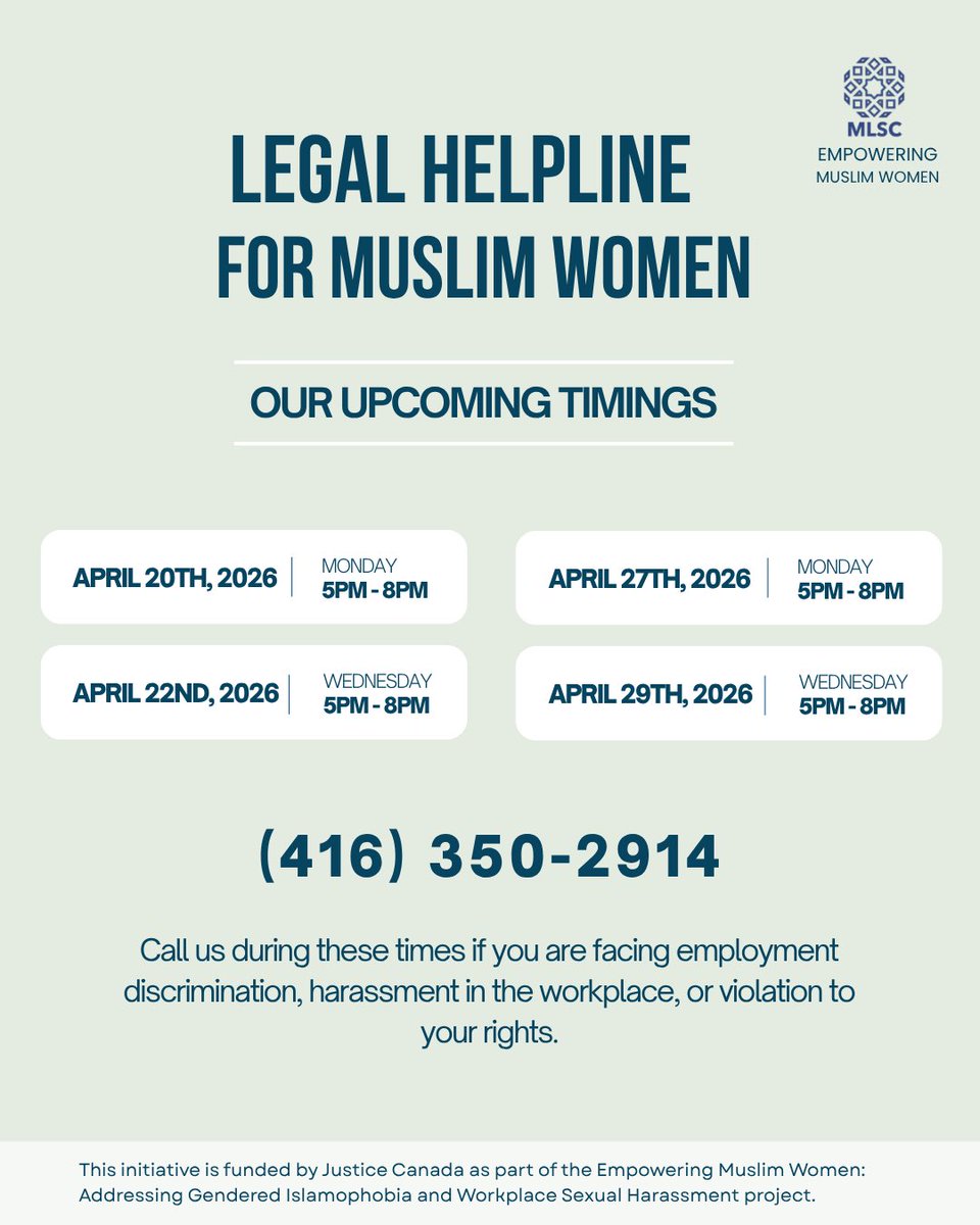 Muslim Legal Support Centre tweet media